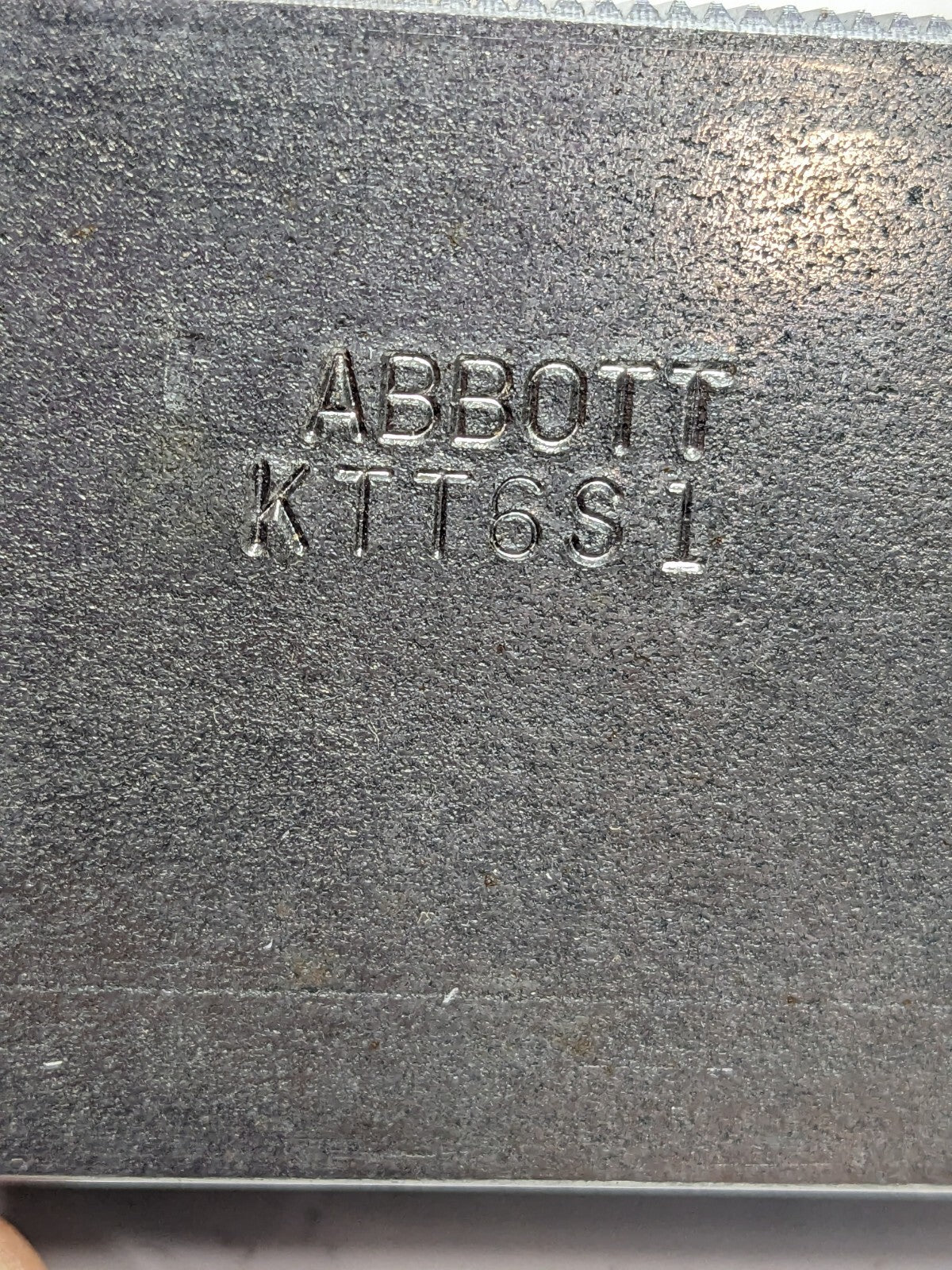 Abbott Soft Lathe Chuck Jaw: Serrated 1-1/4 OAW, 2 OAH, 3 OAL Qty 2 KTT6S1