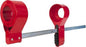 MASTER LOCK Pneumatic Blind Flange Lockout: 0.28" Max Shackle Dia S3924