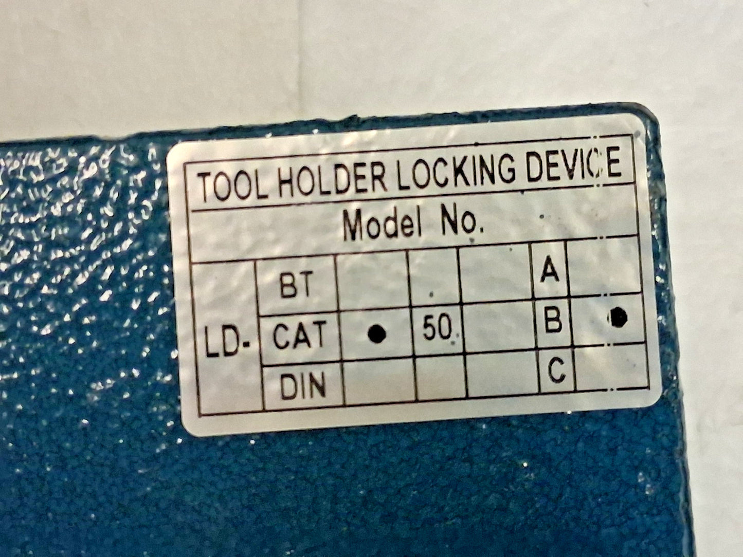 Pro CAT50 Compatible Tool Holder Tightening Fixture 2 Positions 287-6029