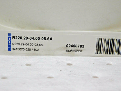Seco Copy Face Mill Through Coolant 4" Cut Dia R220.29-04.00-08.6A 19638 DA