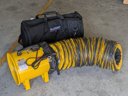 Allegro Air Bag 12" Blower System w/ Ducting 2-Speed 1800 CFM Max. 120v 9535-12