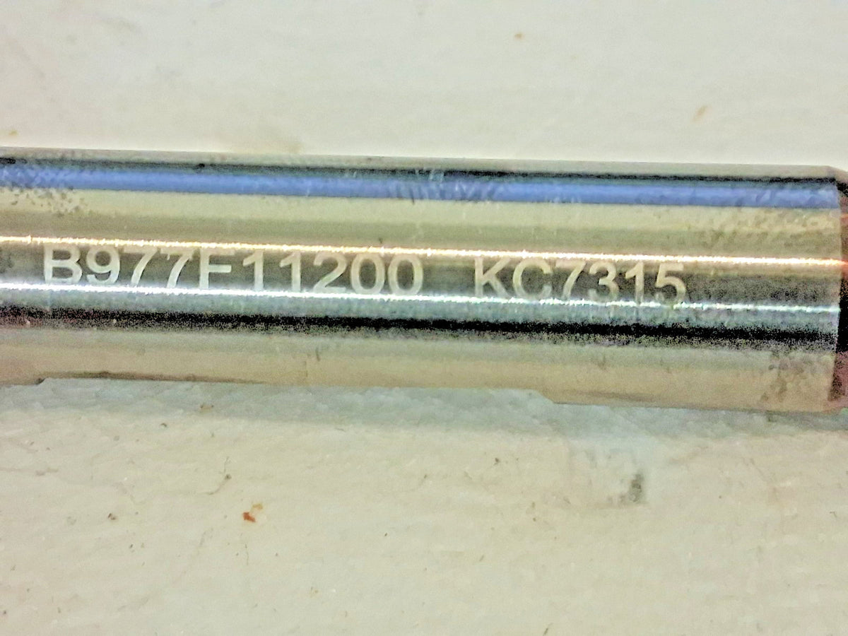 Kennametal Carbide Jobber Length Drill Bit 11.2mm Dia 140 Deg 1913779