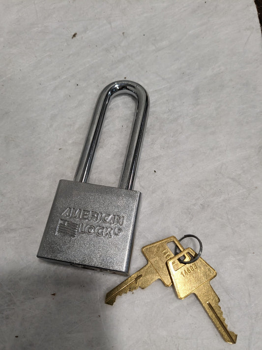 AMERICAN LOCK Padlock: Steel, Keyed Different, 2" Wide A5262