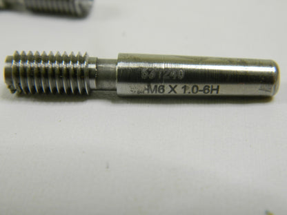 GF GAGE Plug Thread Gage M6x1.00 Thread, 6H Class, Single End, Go Qty 2 55318513