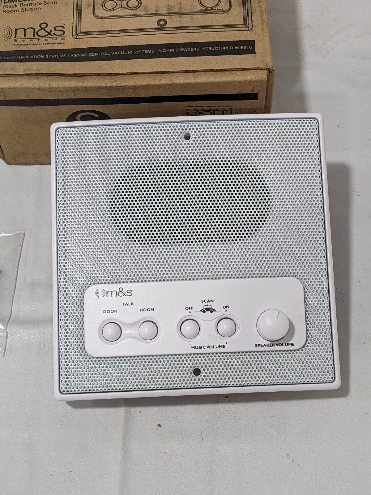 M&S Systems 5" 3-Wire Radio Remote Scan Station - White DMC3RS