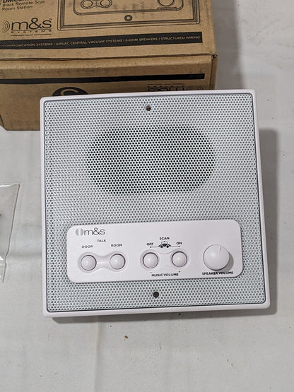 M&S Systems 5" 3-Wire Radio Remote Scan Station - White DMC3RS