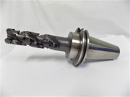 Hertel 1-1/2" CD  4.54" MD CAT 50 V-Flange Taper SQR Shoulder EndMill  81544132