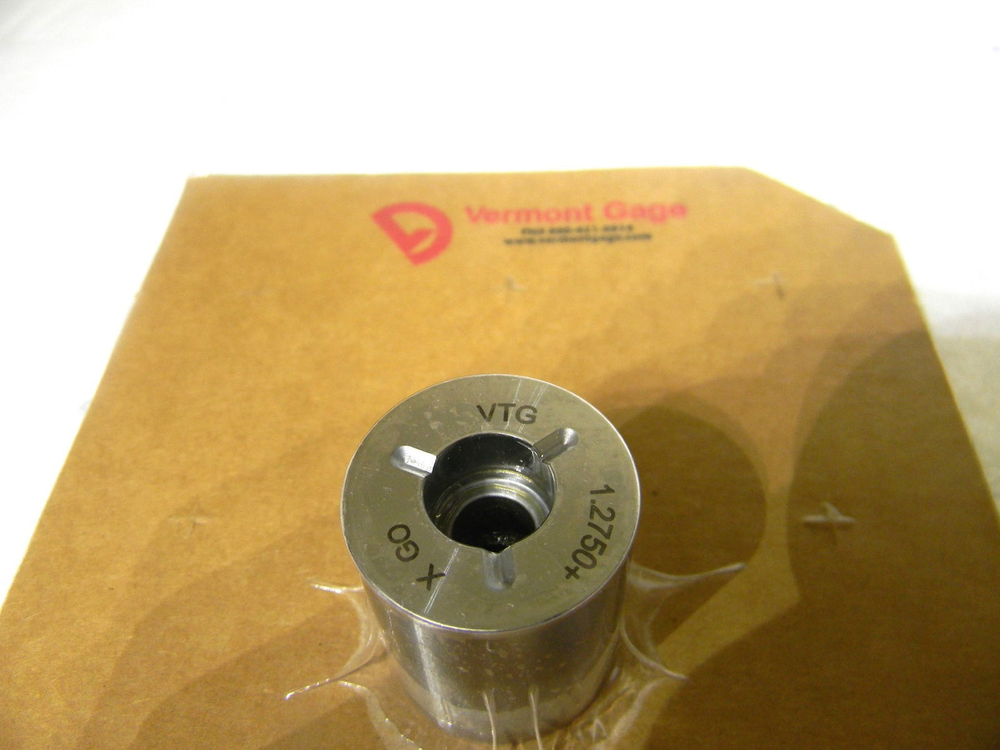 Vermont Gage Class X Plus Steel Pin Gage Go 1.2750 Plus Tolerance 191203110