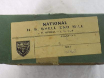 National Twist Drill Co HSS 6" x 2-1/4" x 2" 16-Teeth Arbor Shell
