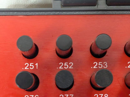 SPI 250 Piece Plug Gage Set 0.251" to 0.500" Range Class ZZ Plus 22-15