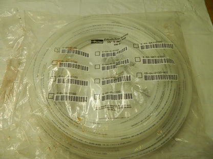 PARKER Polyethylene Tube: 1/4" ID x 3/8" OD, 100' Long E-64-0100