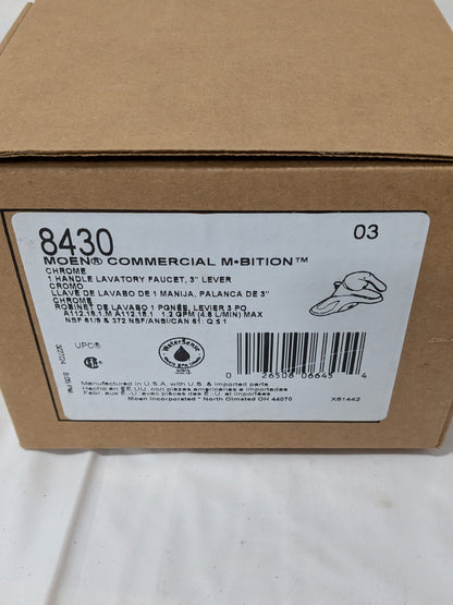 Moen Lever Handle, Deck Plate Bathroom Faucet 8430