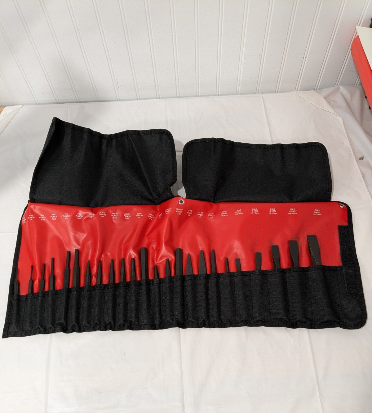 Mayhew Punch & Chisel Set: 24 Pc, 1/4 - 3/4" Chisel, 3/32 - 1/2" Punch 61050