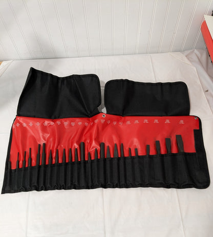 Mayhew Punch & Chisel Set: 24 Pc, 1/4 - 3/4" Chisel, 3/32 - 1/2" Punch 61050