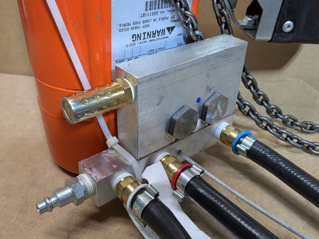CM ShopAir Air-Powered Chain Hoist 300 Lb. Cap 10 Ft. Lift 2180 Parts / Repair