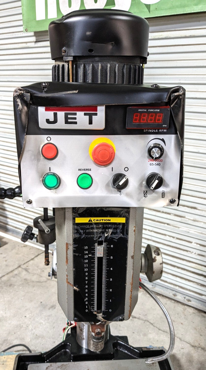 JET  20" Drill & Tap Press JDP-20EVST-230  3MT, 230V 1PH  354225 Scratch & Dent