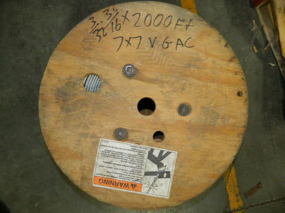 Pro-Grade Aircraft Cable 3/16" x 3/32" Diam Approx. 1500' 89489272