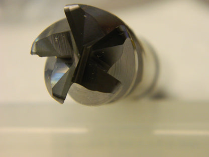ACCUPRO Corner Radius End Mill: 3/4 Dia 1 LOC 0.06 Radius 5 Fl Carbide