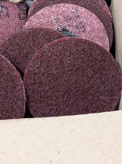 3M Quick-Change Disc Roloc TR 3" Dia Silicon Carbide Non-Woven Qty 25 7000000755