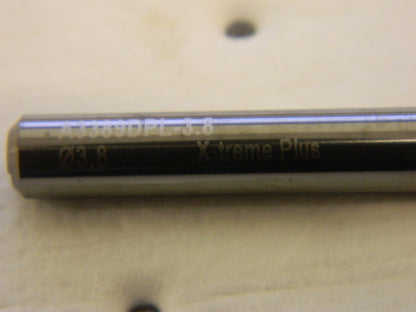 walter titex "3.8 mmx 6 mmx 36 mm 2xD Fl round Carbide Drill 5337011