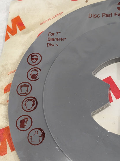 3M  Face Plate for Sanding Discs: 5/8-11 Plastic, 7,000 Max RPM Qty 3 45193
