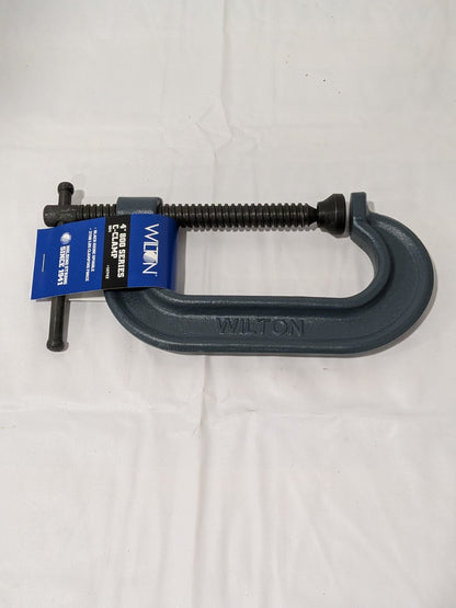 Wilton C-Clamp: 4" Max Opening, 2-5/16" Throat Depth, Regular-Duty 14742