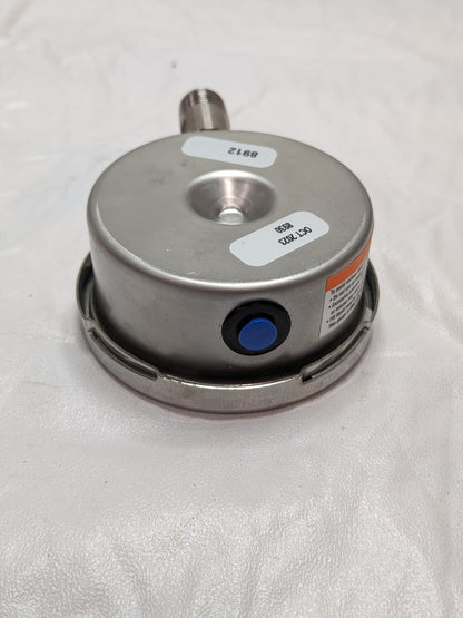 ASHCROFT Pressure Gauge: 2-1/2" Dial, 0 to 15 psi, 1/4" Thread, NPT 94473