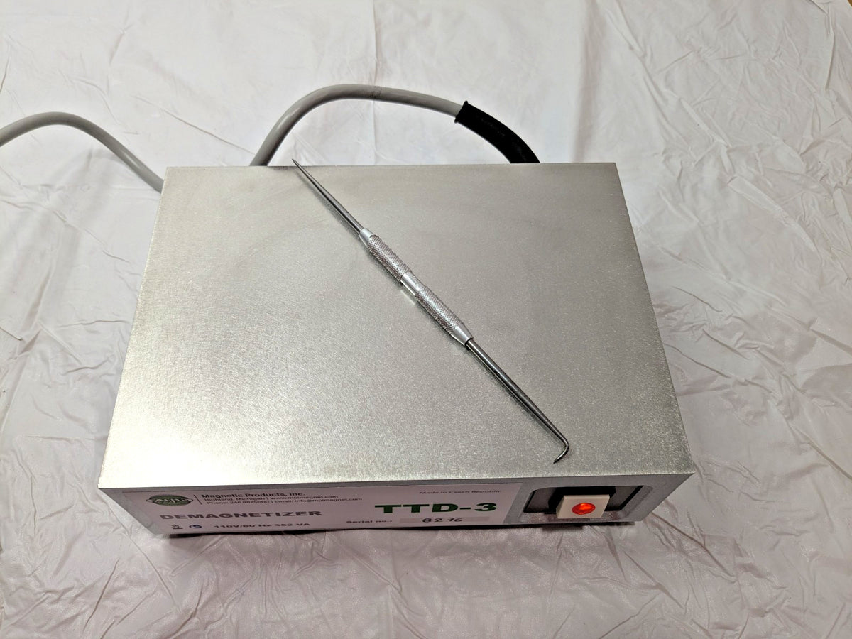 MPI Table Top Demagnetizer 9.8"W x 7.1"L x 3.4"H 110V/60Hz TTD-3