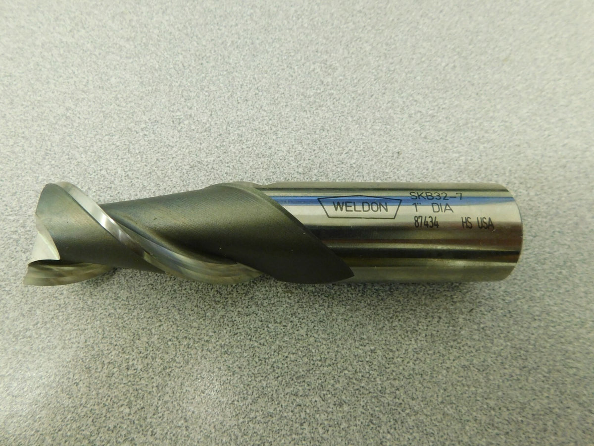Weldon Roughing End Mill HSS 1" x 1" x 2" x 4-1/2   57090-00-W