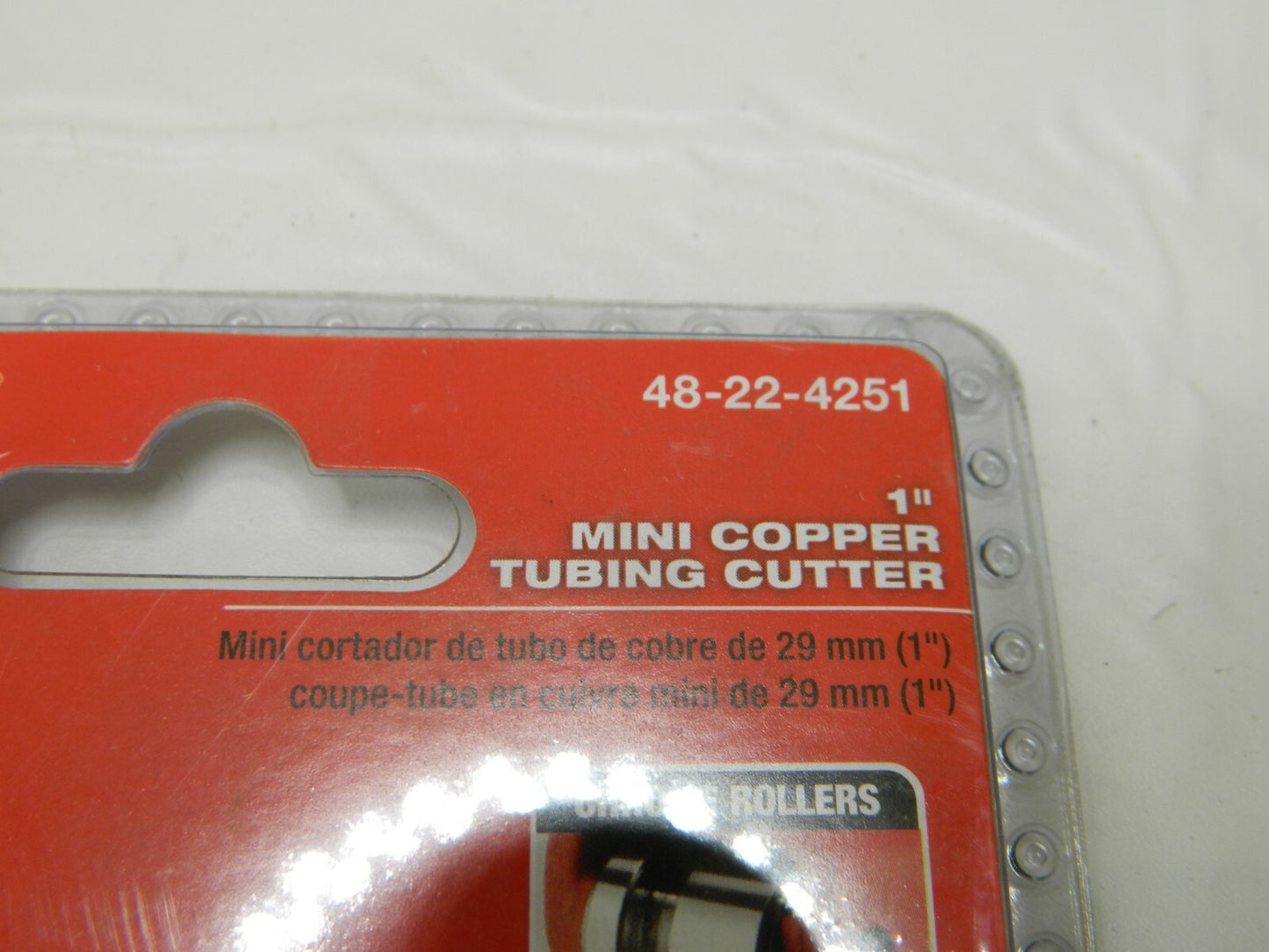MILWAUKEE TOOL Hand Tube Cutter: 1/8 to 1" Tube Cuts Copper 48-22-4251