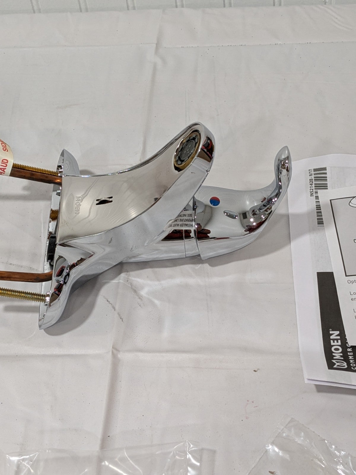 Moen Lever Handle, Deck Plate Bathroom Faucet 8430