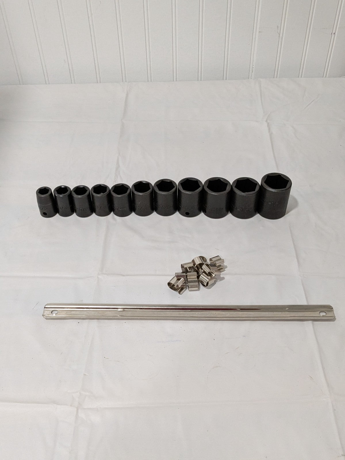 Proto Socket Set: Impact Standard, 11 Pc, 1/2" Drive, 1/2 to 1-1/8" J74102