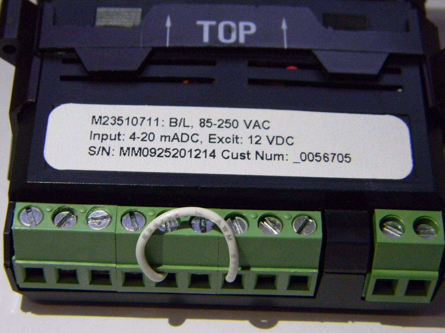 Simpson Electric  3-1/2 Digits Digital LCD DC Milliamp Panel Meter M235-1-0-71-1