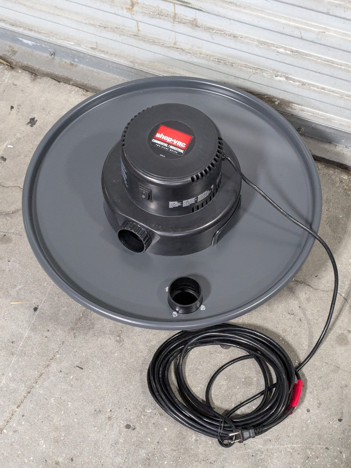 Shop Vac Electric 2-Stage Wet / Dry Vacuum Head for 55 Gal. Drums 3 HP 120v