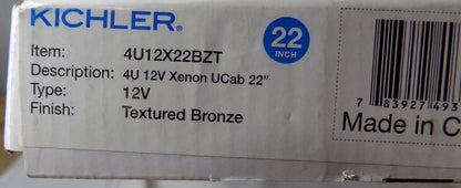 Kichler 22" LED Bronze Under Cabinet Light 4U12X22BZT