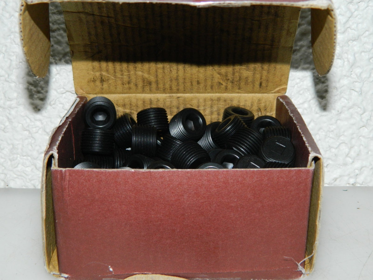 Brighton 100ct Best Alloy Steel Socket Pressure Plug 3/8-18 13/32" OAL 12008