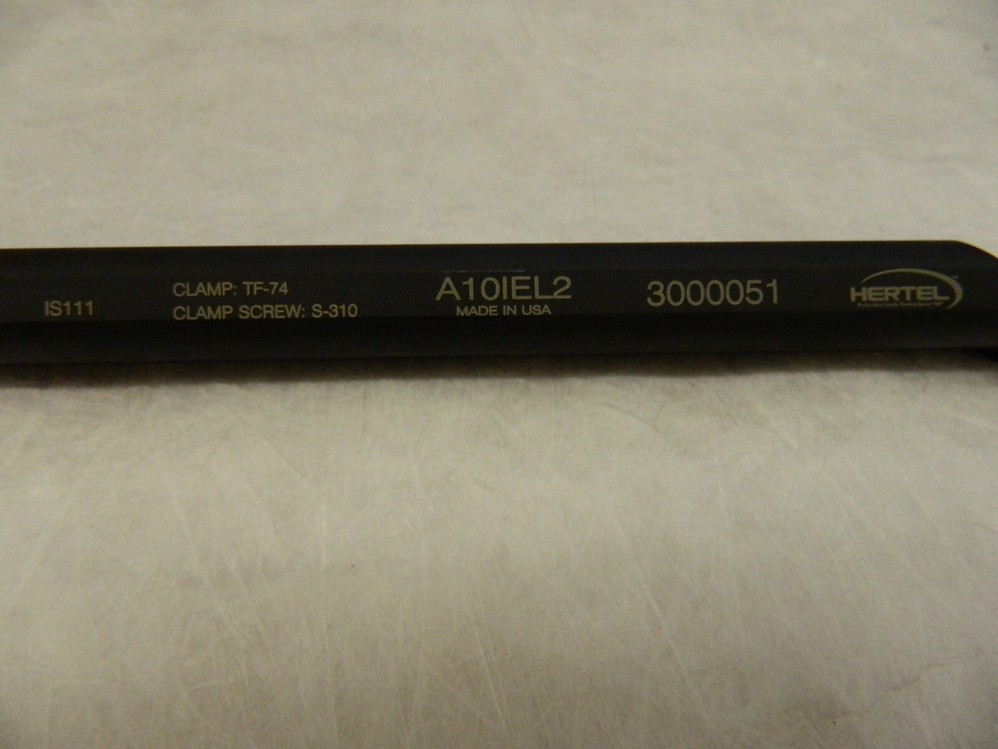 HERTEL 0.15 Min Width, Internal Left Hand Indexable Grooving Toolholder 3000051