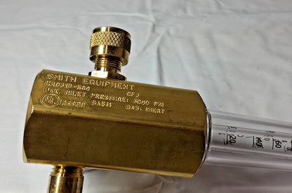 Smith/Miller Welding Regulator 0 to 50 SCFM 3,000 Max psi 580 CGA H2051B-580H
