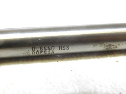 Interstate HSS Chucking Reamer 0.644 Dia 8Fl 2.25 Fl Dia 9 OAL 74729732