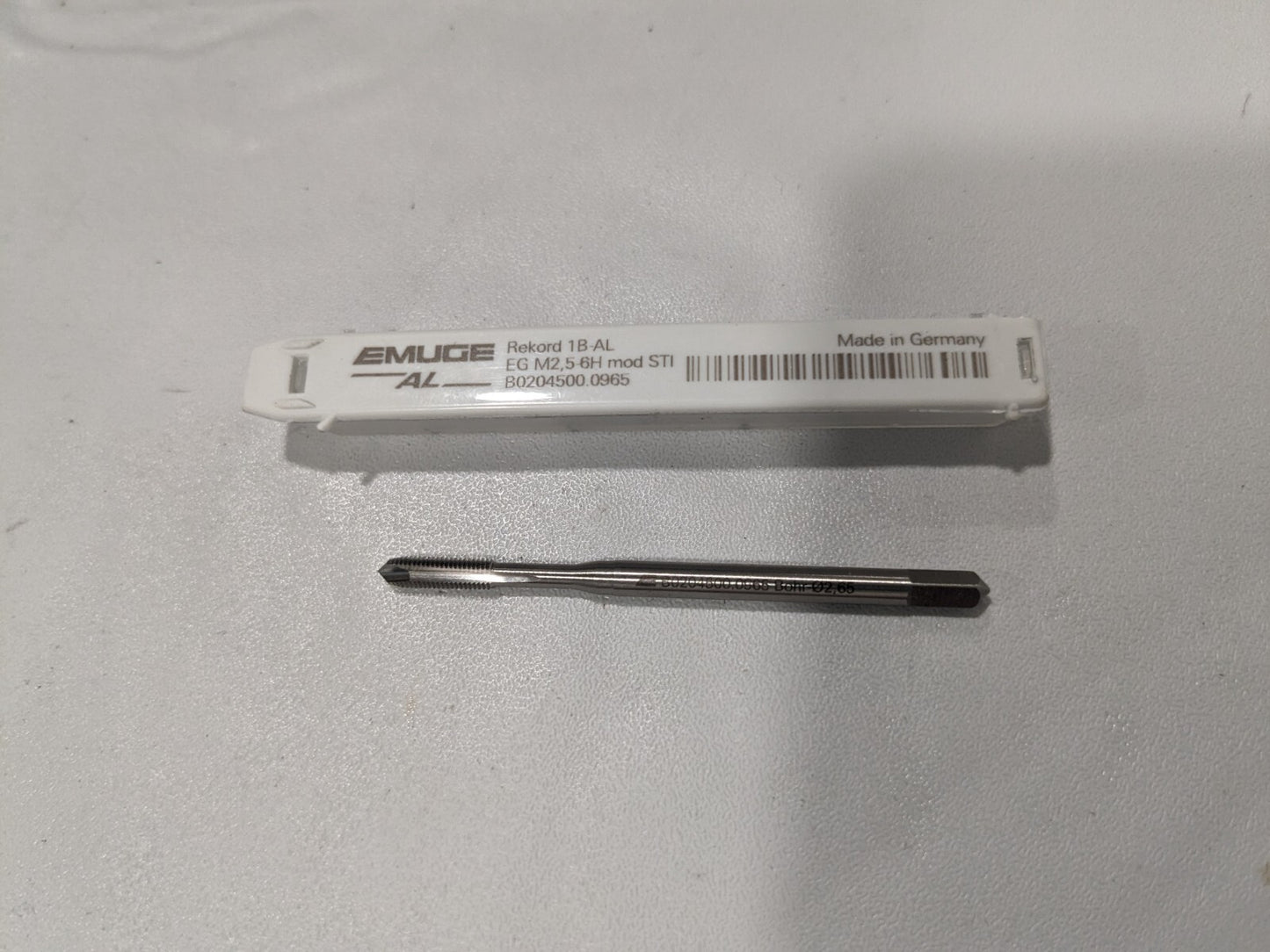 EMUGE Spiral Point STI Tap: M2.5 x 0.45 Metric Coarse 2 Fl B0204500.0965