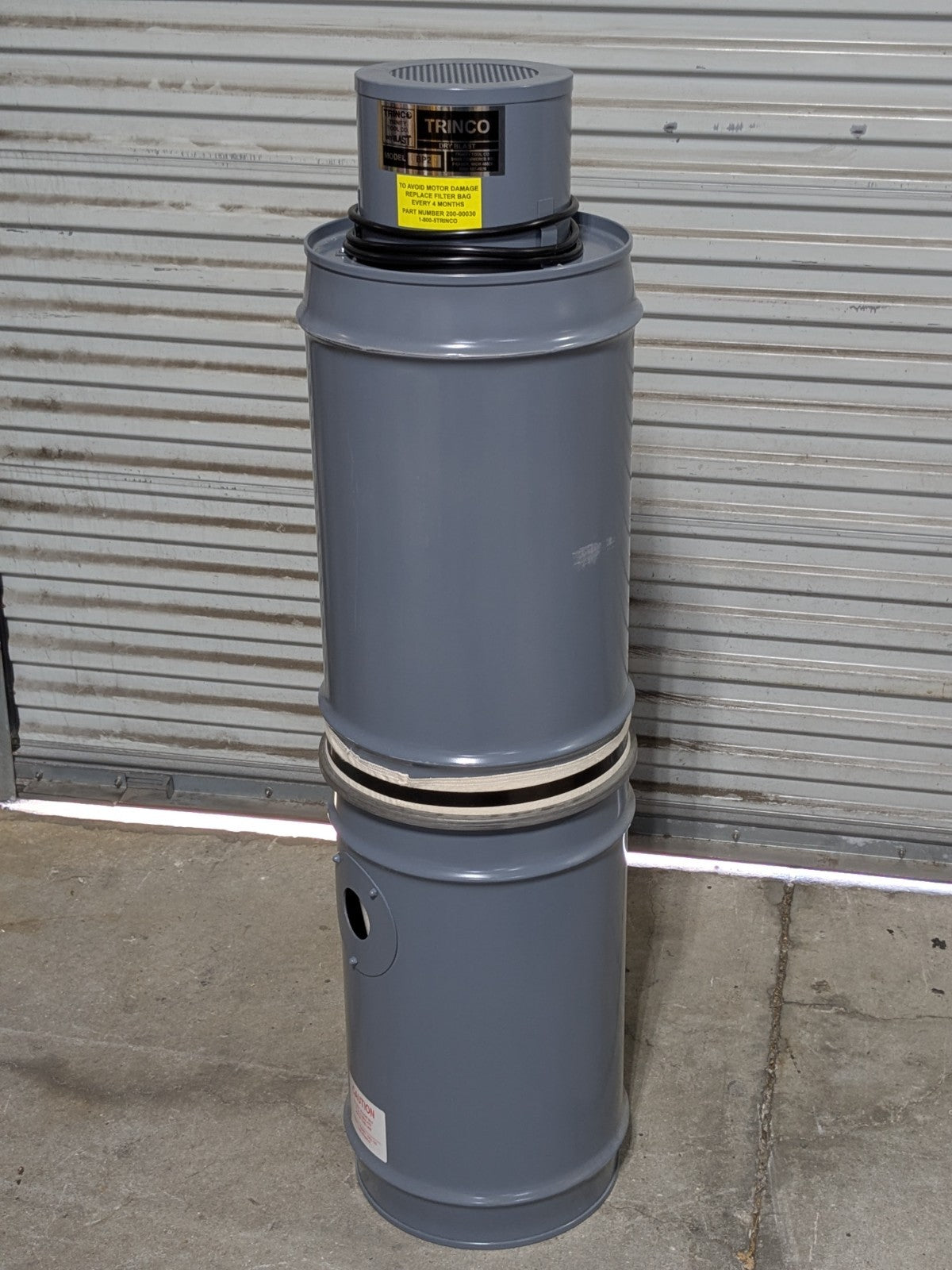 Trinco Model 36 Sandblast Cabinet w/ Dust Collector 36" x 24" x 23" Workspace