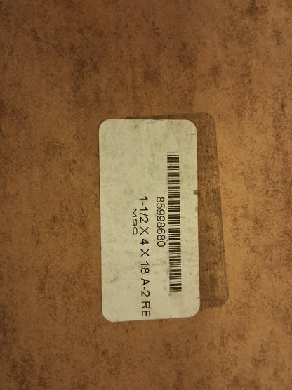 Drill Rod & Tool Steels A2 Air-Hardening Flat Stock 4" W 18" L 85998680