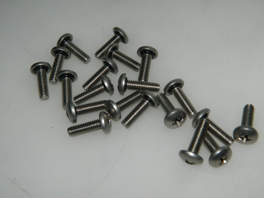 Zago Pan Head Screws with Buna-N O-Ring  QTY 50  PH PANSSBUN