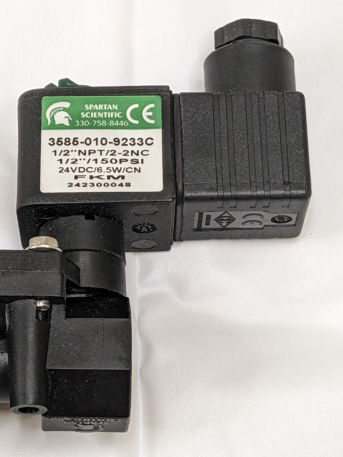 SPARTAN Solenoid Valve: 2-Way & 2-Position, 1/2" Port, NPT 3585-010-9233C