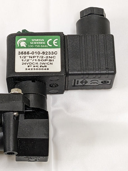 SPARTAN Solenoid Valve: 2-Way & 2-Position, 1/2" Port, NPT 3585-010-9233C