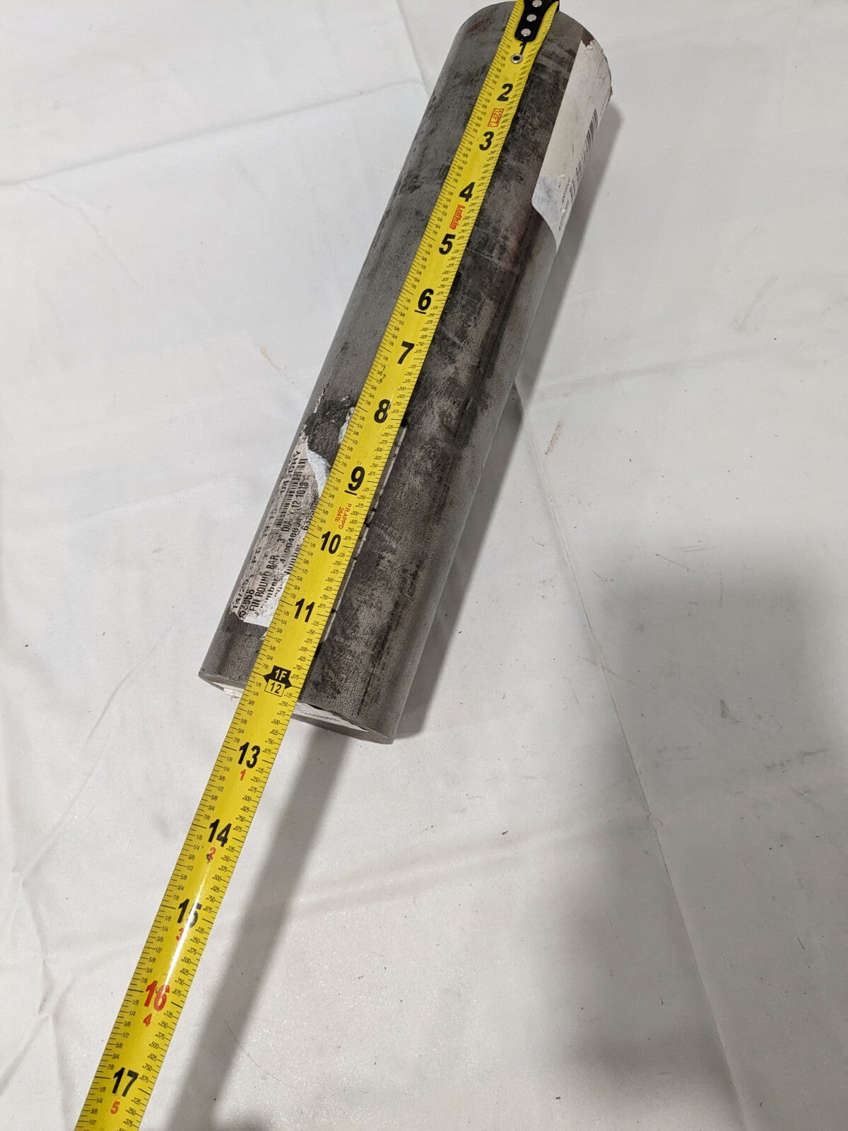 1018 Low Carbon Steel Round Rod: 3" Dia, 1' Long Cold Finish, Mill BB03.0X12