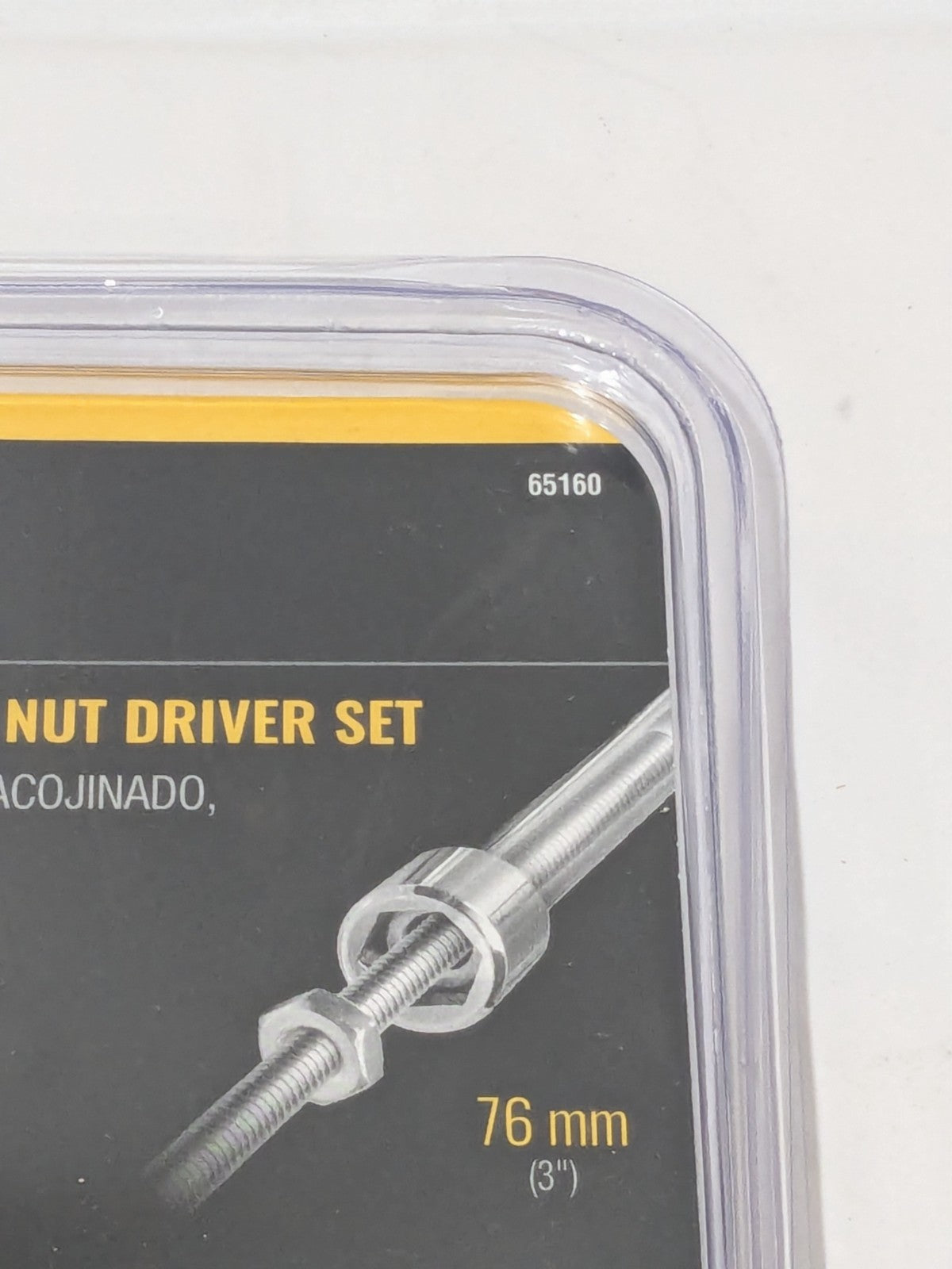 Klein Tools Nut Driver Set: 7 Pc, 5 to 10 mm, Hollow Shaft 65160