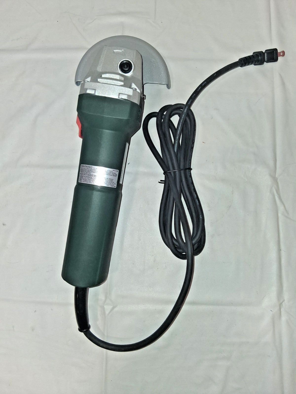 Metabo Corded Angle Grinder 4-1/2" Wheel Dia 12,000 RPM 5/8-11 Spindle 603614420