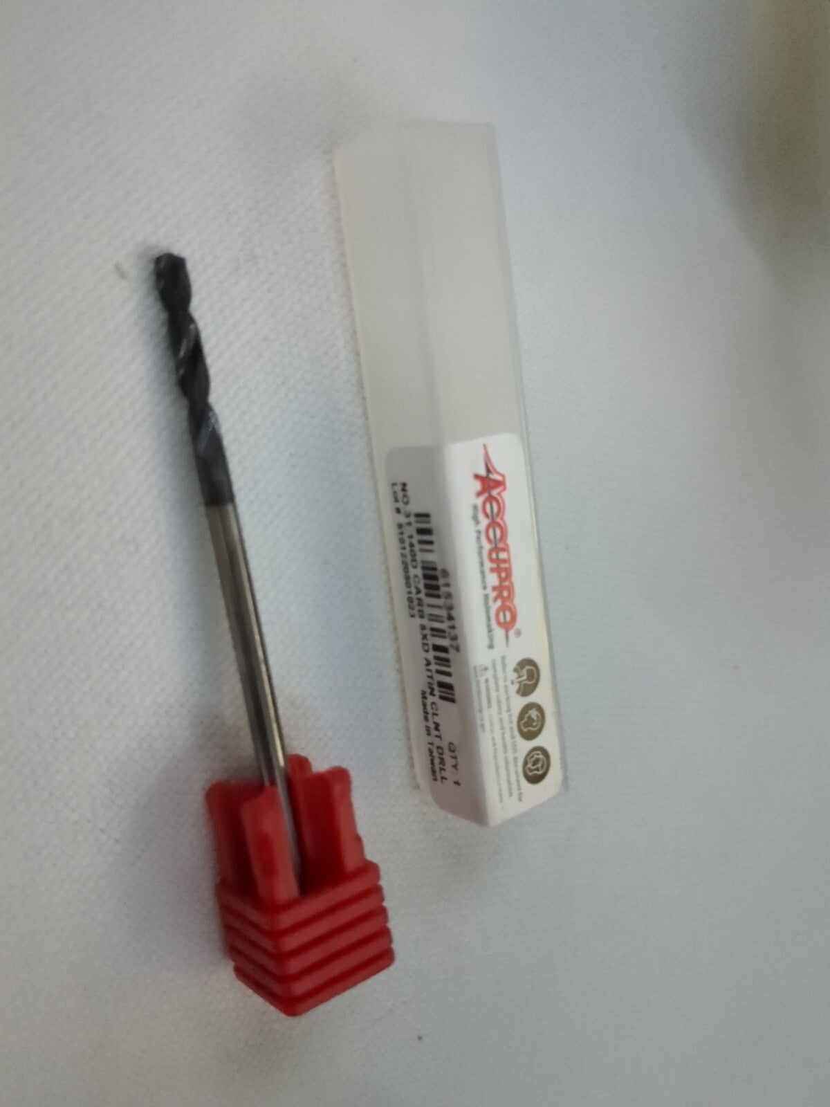 ACCUPRO Jobber Drill: #31, 140 deg Point, Solid Carbide 61534137