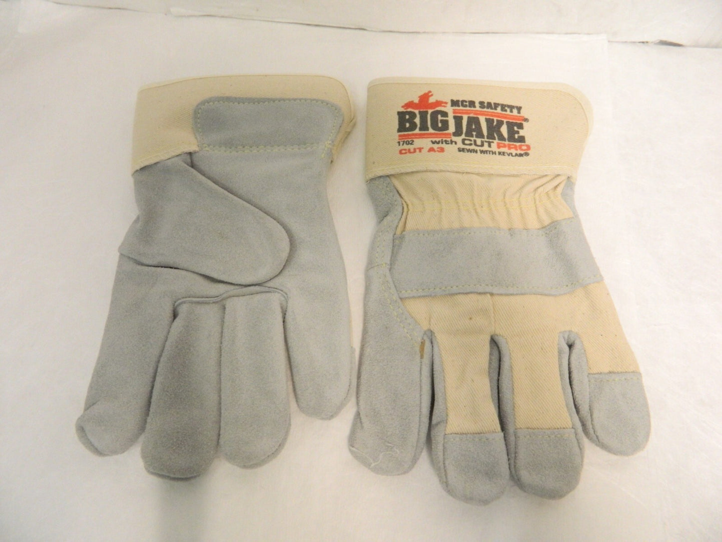 MCR Safety Size XL (10) Leather Cut & Puncture Resistant Gloves 1 Dozen 1702XL